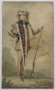 キャプテンメリウェザールイス、1807（紙のグラファイトの上にトイレ）